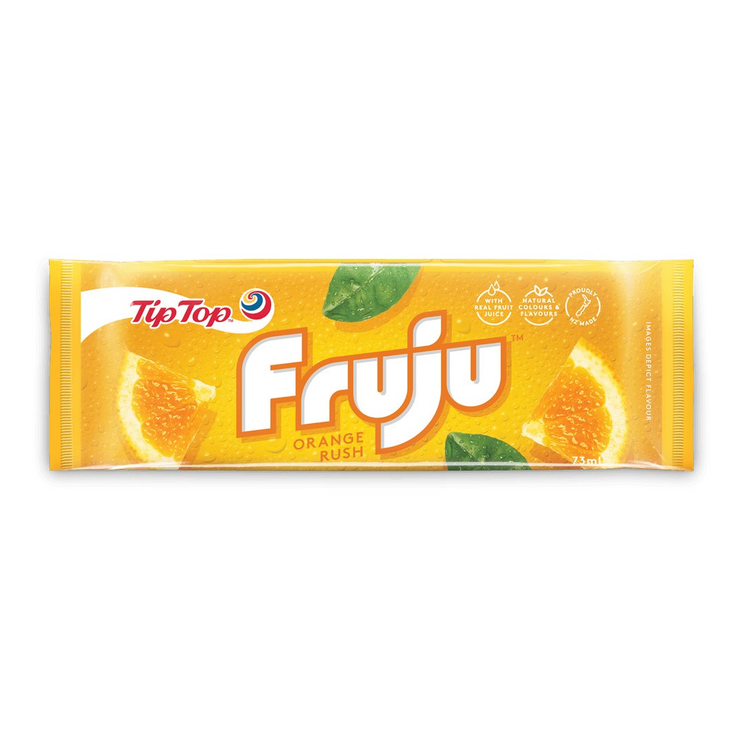 Tip Top Orange Crush Fruju Ice Blocks Tip Top